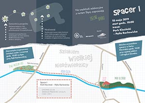 Posters and maps. “Trail of the great bear” – art workshops for participans of city walks, summer 2019. “Trail of the great bear”, part I, summer 2019, leaflet. Personal Garden Agata Białkowska – home garden design, green terraces design, green roofs design, balcony gardens design, garden architecture design, garden consulting, graphic design, workshops. Wrocław, Lower Silesia, Poland.