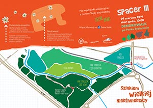 Posters and maps. “Trail of the great bear” – art workshops for participans of city walks, summer 2019. “Trail of the great bear”, part III, summer 2019, leaflet. Personal Garden Agata Białkowska – home garden design, green terraces design, green roofs design, balcony gardens design, garden architecture design, garden consulting, graphic design, workshops. Wrocław, Lower Silesia, Poland.